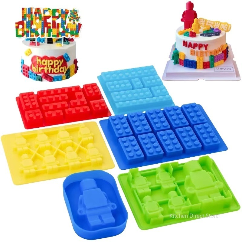 Candle Molds - 로봇 모양 실리콘 캔들 몰드, DIY