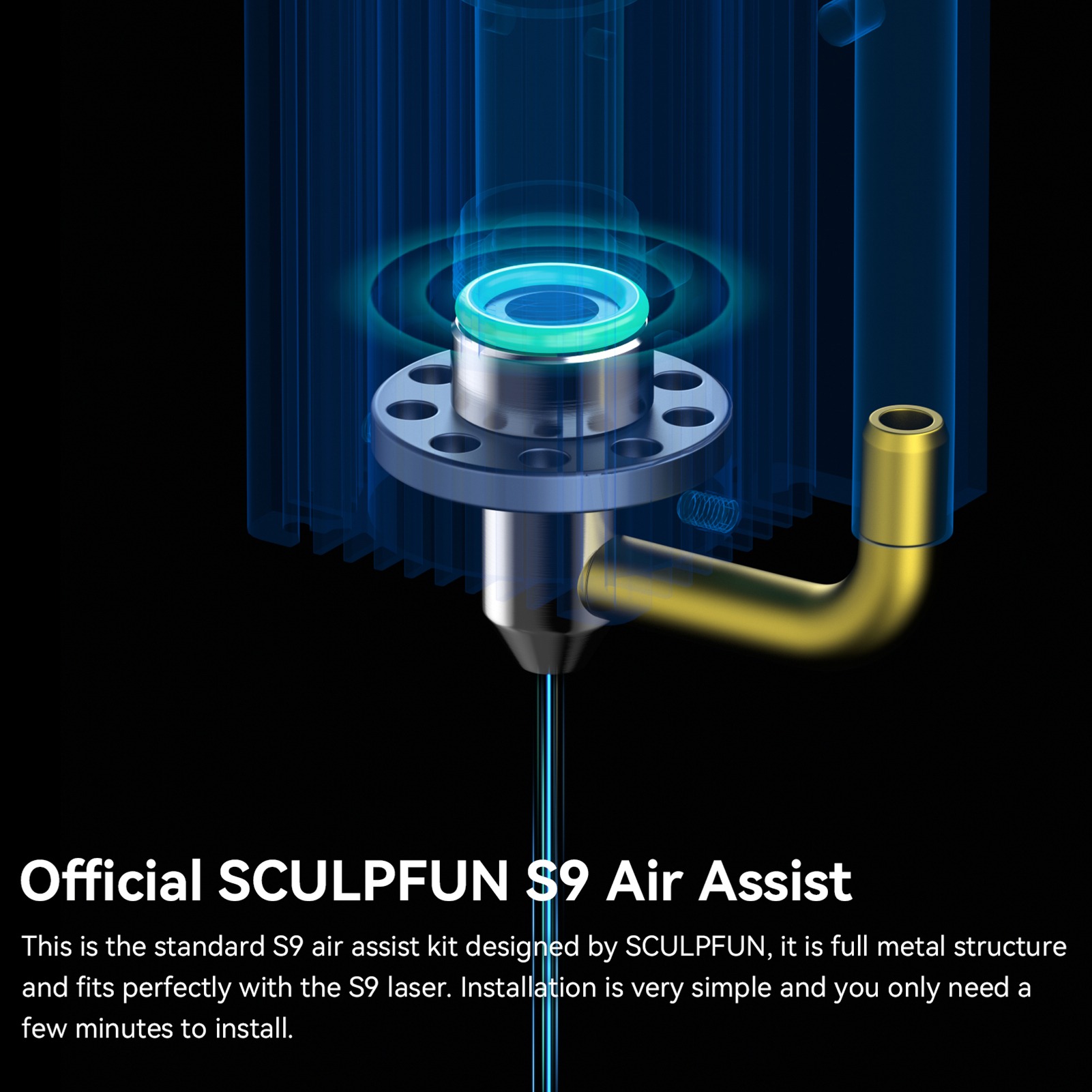 SCULPFUN 레이저 조각기 에어 어시스트 노즐 키트 - Wax Melts 리뷰 및 가격