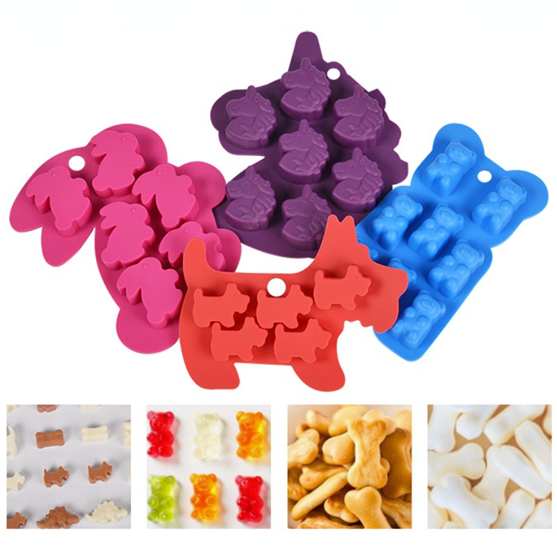 동물 곰 고양이 모양 실리콘 베이킹 몰드, 토끼 개 뼈 - Candle Making Kit 리뷰 및 가격