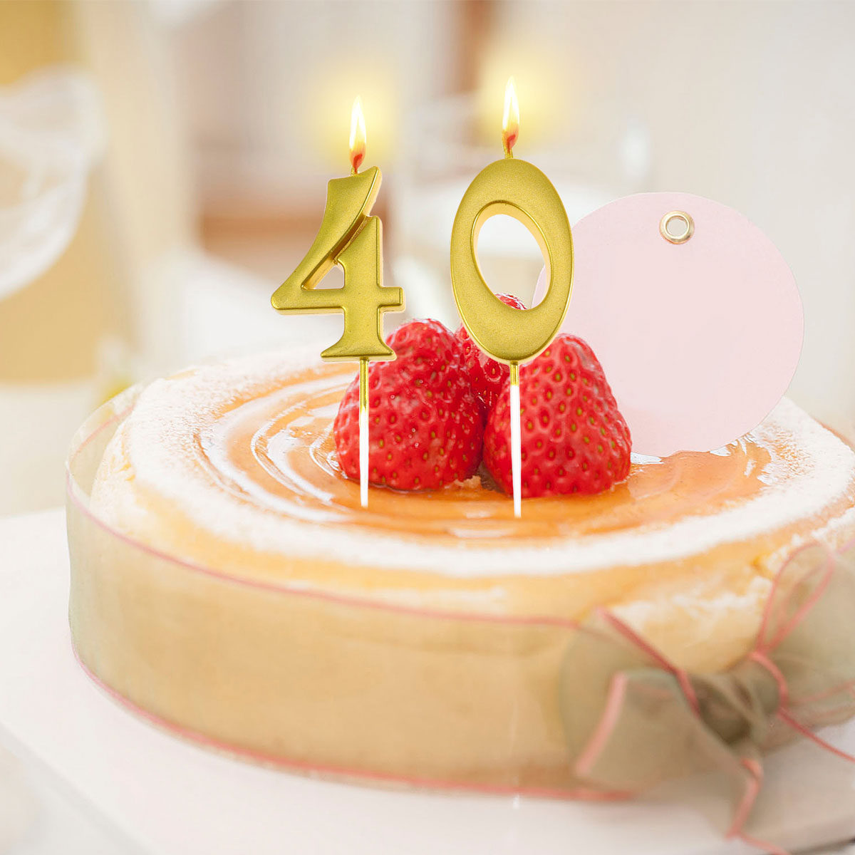 안전한 친환경 파라핀으로 만들어진 금색 숫자 40 생일 - Paraffin Wax 리뷰 및 가격