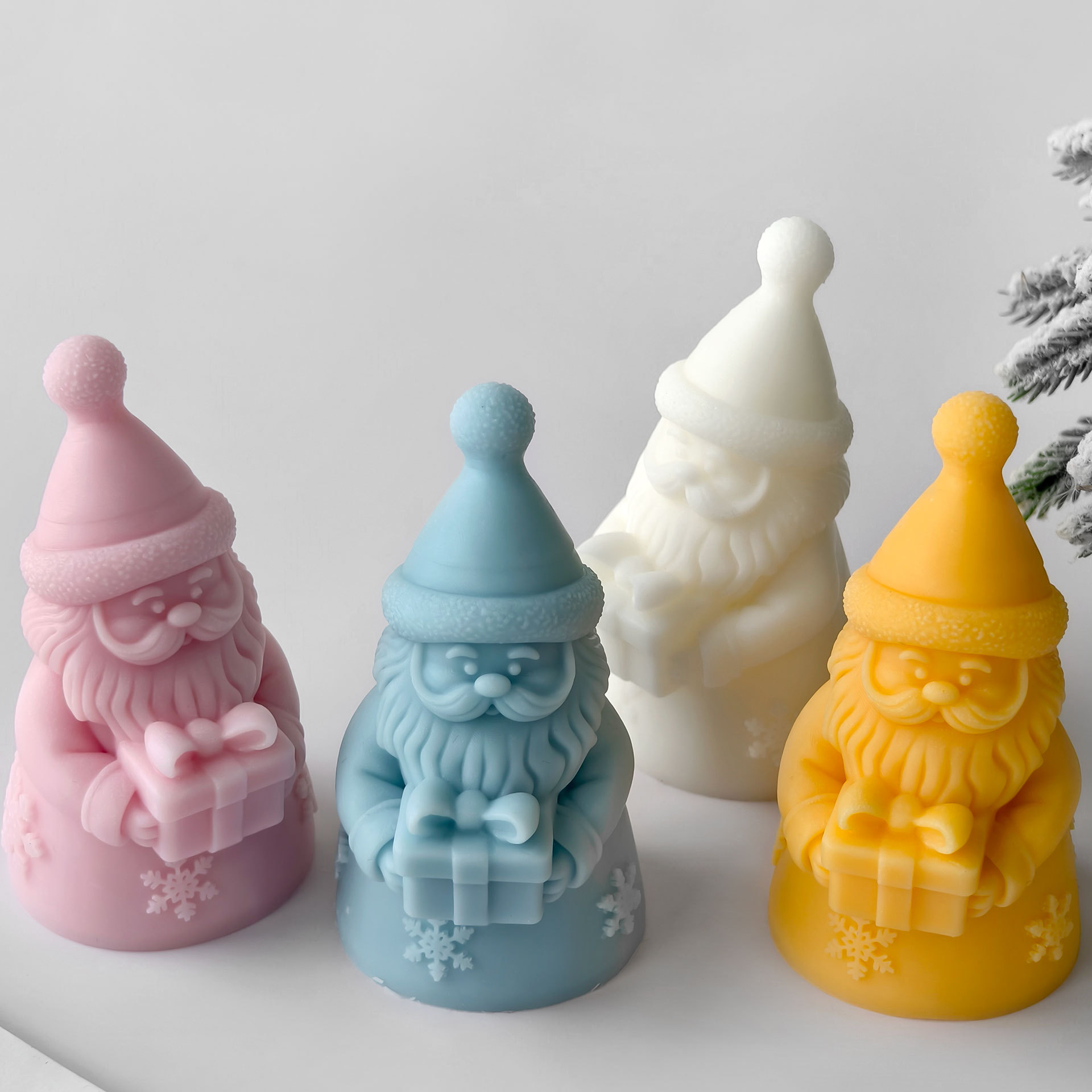 산타 클로스 선물 상자 실리콘 몰드 수제 아로마 촛불  - Candle Containers 리뷰 및 가격
