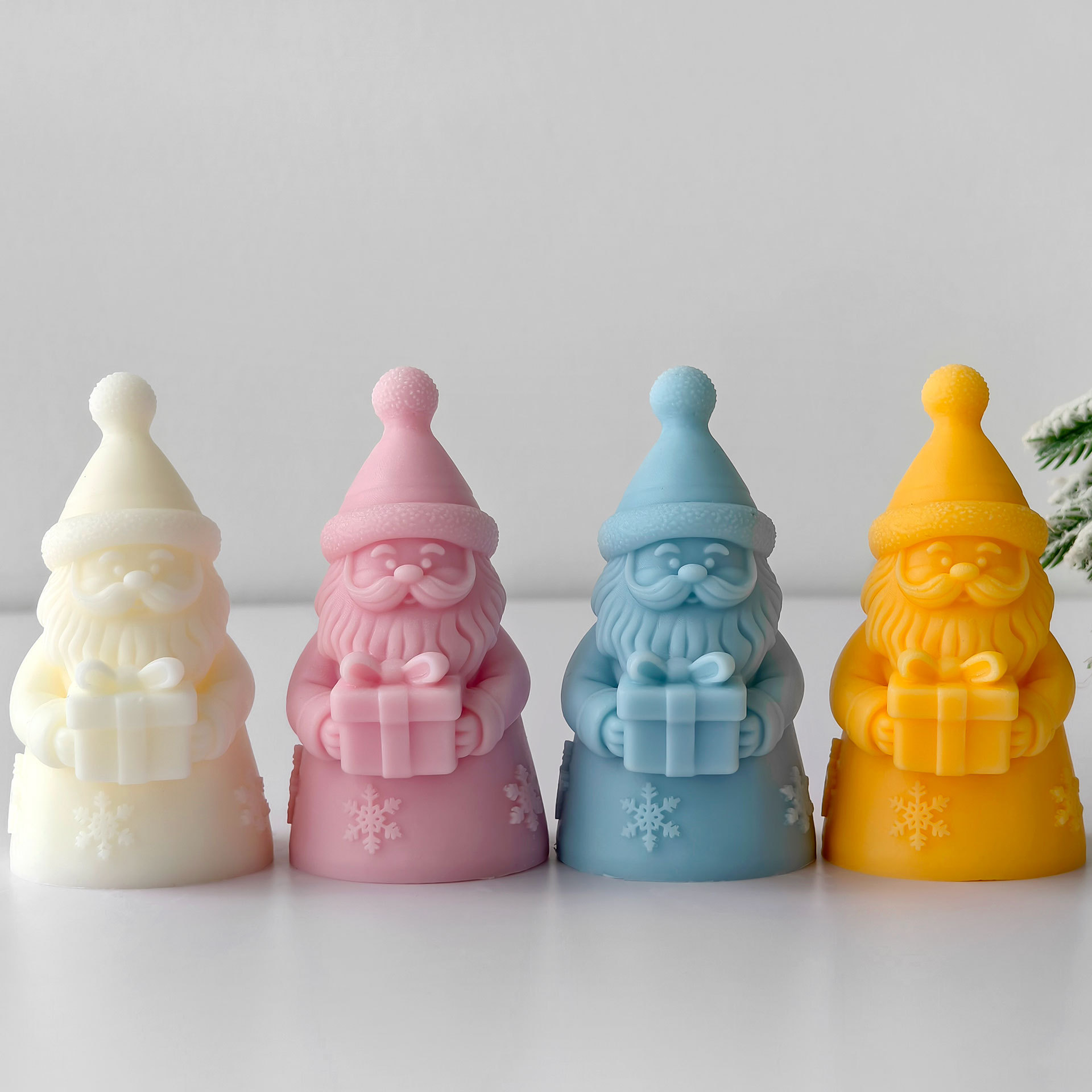 산타 클로스 선물 상자 실리콘 몰드 수제 아로마 촛불  - Candle Containers 리뷰 및 가격