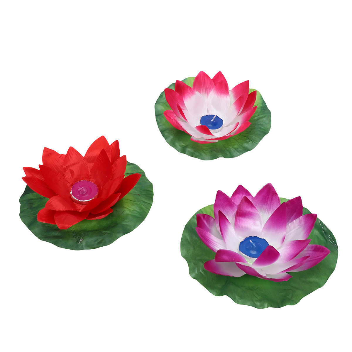 3개 세트 연꽃 모양의 물에 띄우는 조명 장식, 향기로 - Paraffin Wax 리뷰 및 가격