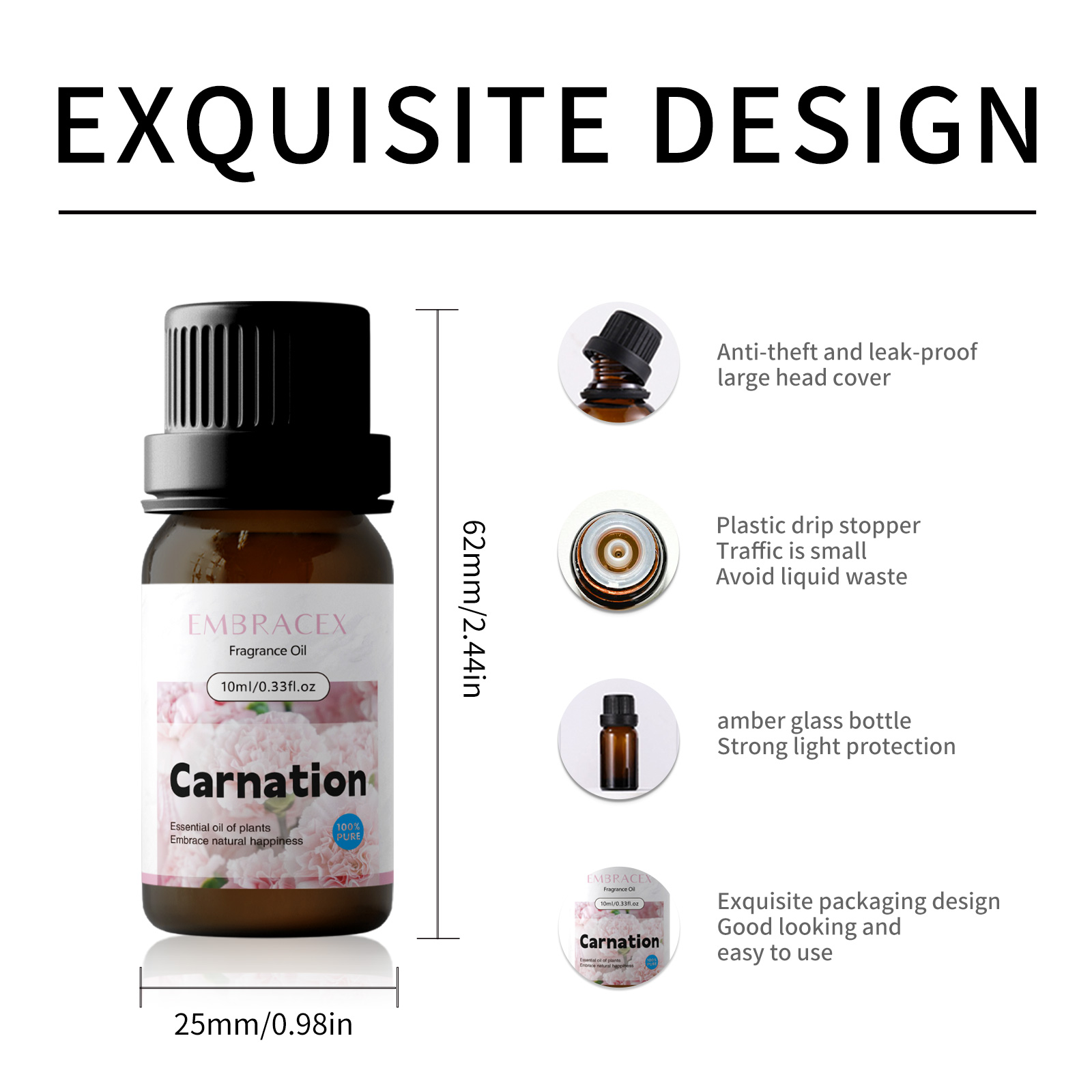 10ml 카네이션 향 오일 플로럴 향 장시간 지속 향기 - Candle Fragrance 리뷰 및 가격