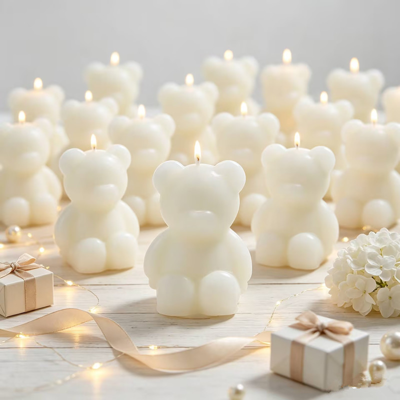 50개입 샤워 캔들, 하객 선물용, 곰돌이 테마 파티  - Paraffin Wax 리뷰 및 가격