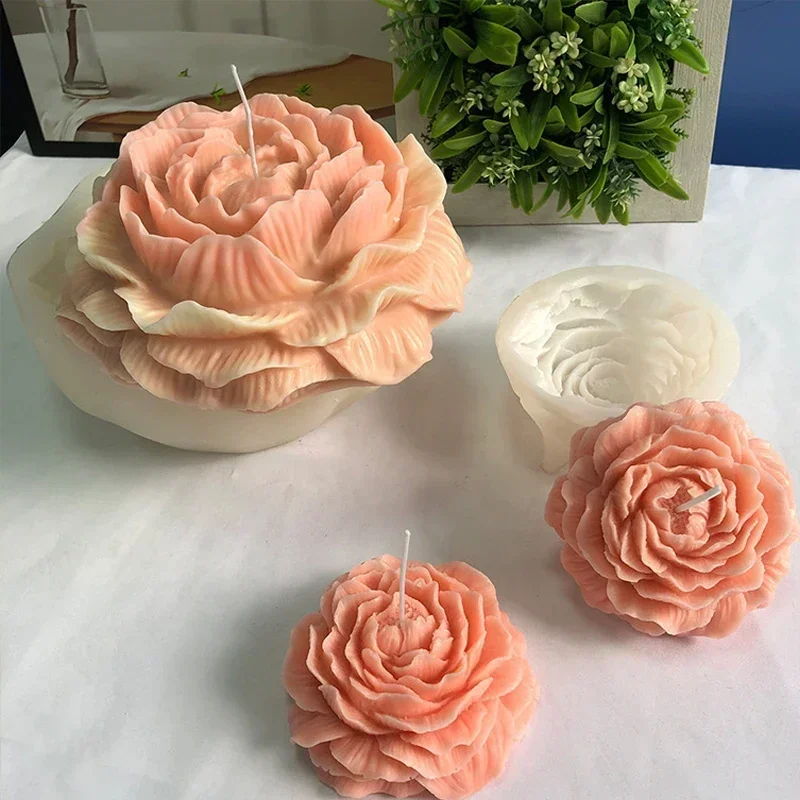 특대형 3D 꽃 캔들 실리콘 몰드 DIY 모란 아로마  - Candle Making Kit 리뷰 및 가격