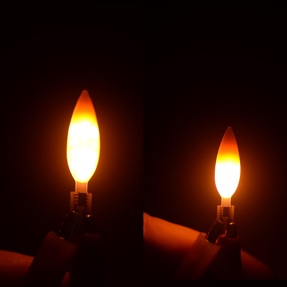 DC 3V 깜박이는 불꽃 LED 캔들 심지 DIY 모델 - Candle Wick 리뷰 및 가격