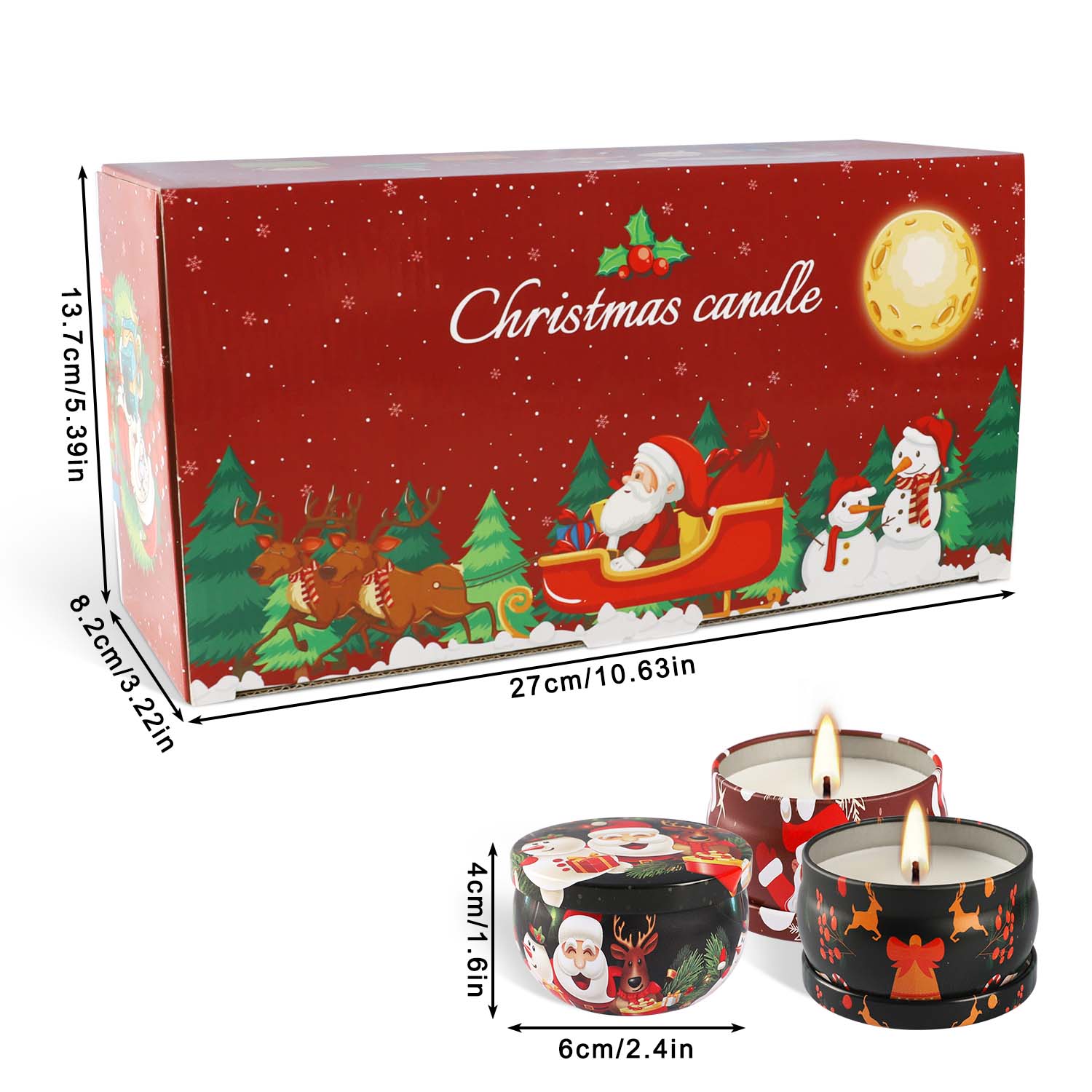 2.3인치, 16개입 크리스마스 향초 세트, 고품질 소 - Silk Candle 리뷰 및 가격