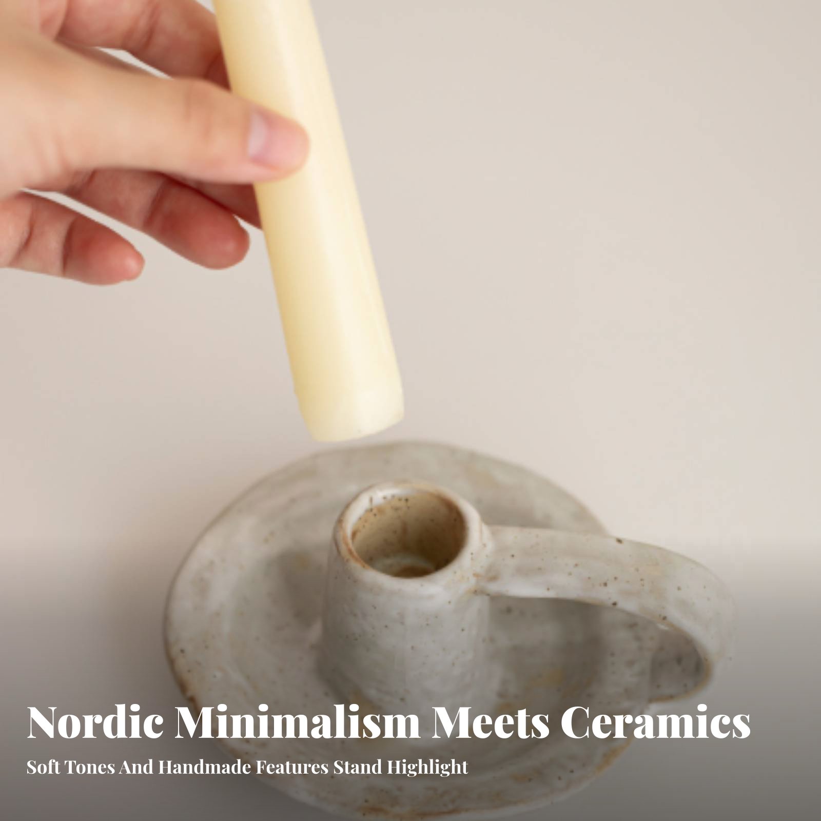 북유럽풍 세라믹 캔들 홀더, 모던 미니멀리스트 테이블  - Paraffin Wax 리뷰 및 가격