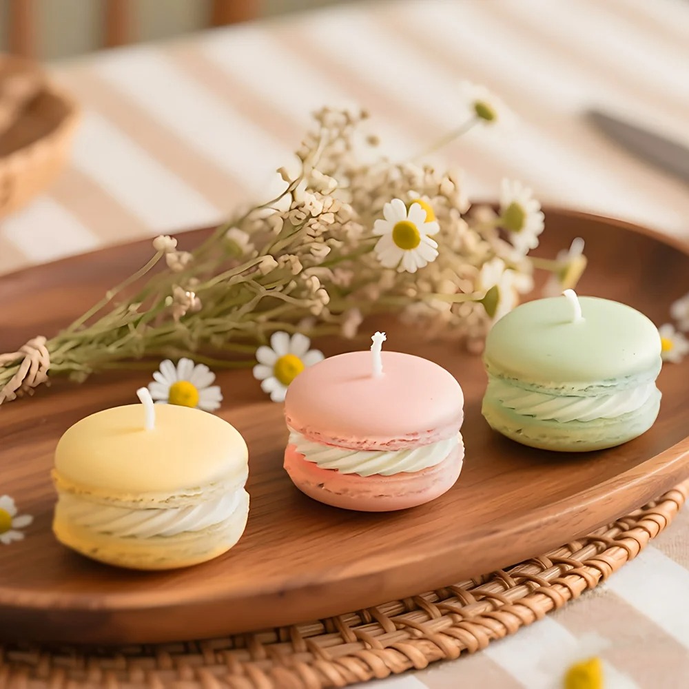 1/5개입 사실적인 마카롱 모양 향초, 홈데코, 웨딩파 - Soy Wax 리뷰 및 가격